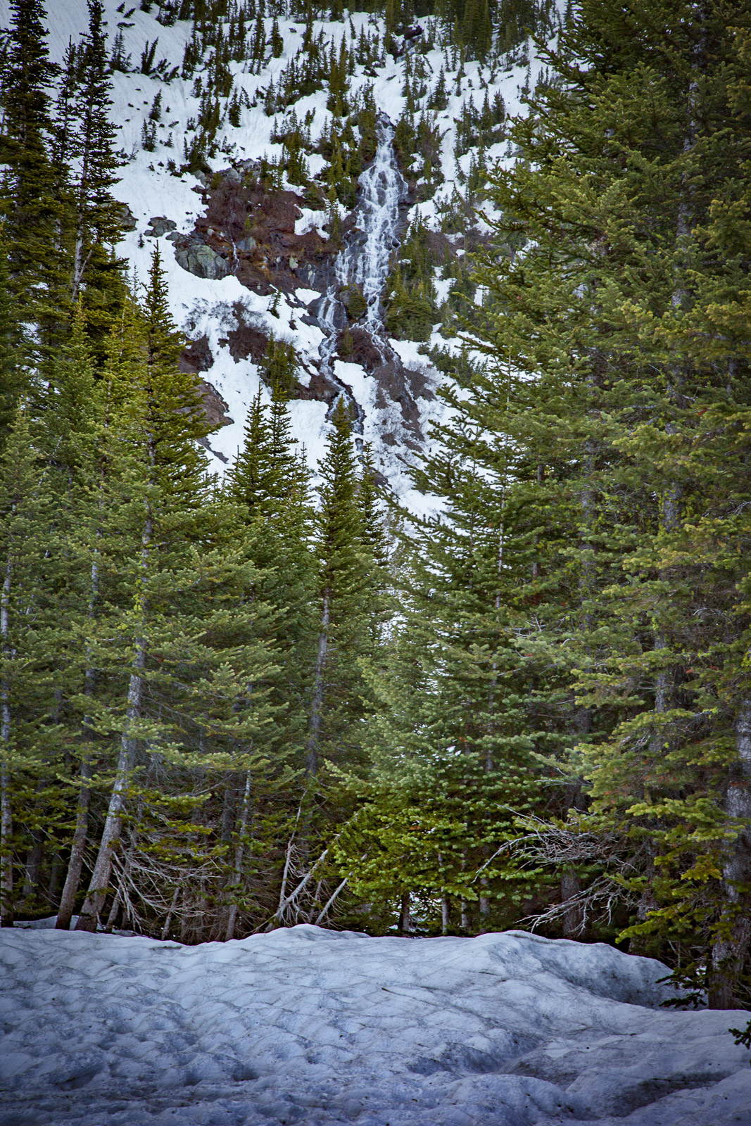First view of the Snowmelt cascade
